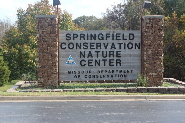 Springfield Conservation Nature Center entrance sign
