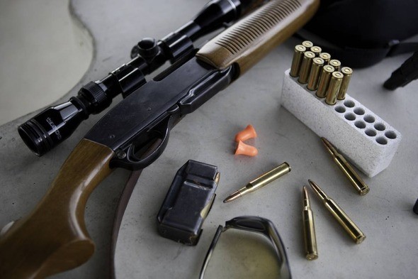 Rifle and ammunition