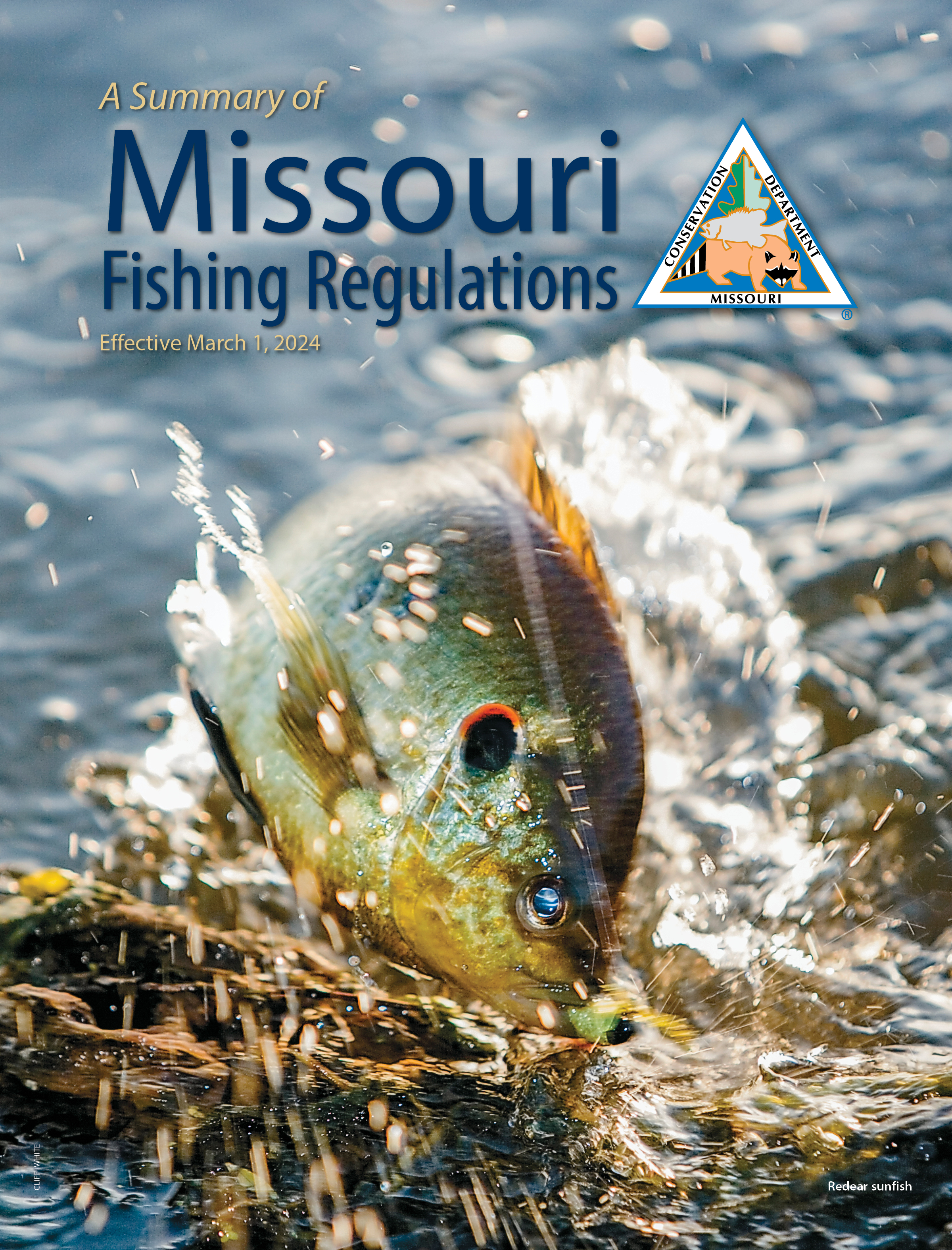 Summary of Missouri Fishing Regulations booklet 2024