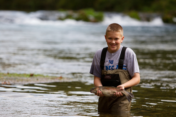 Boy with Trout