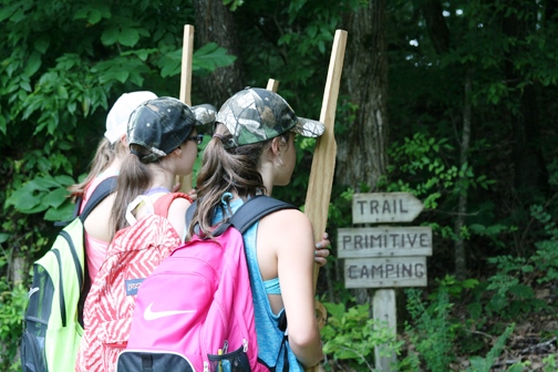 Discover Nature Girls Camp Hikers in SEMO