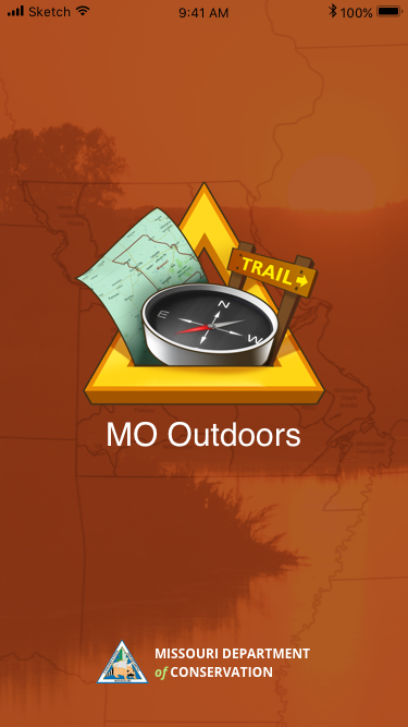MO Outdoors app screen