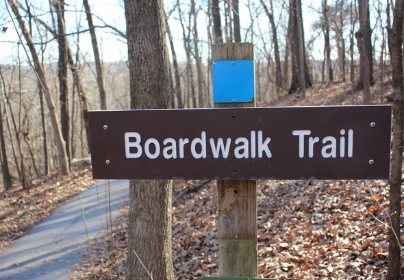 Springfield Nature Center Boardwalk Trail Sign