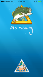 MO Fishing application splash screen