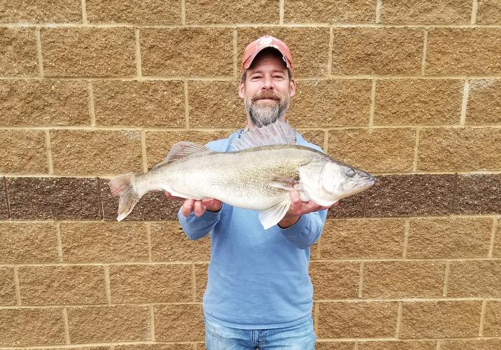State-record walleye