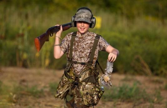 young dove hunter