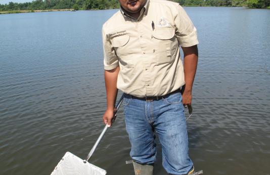 MDC Fisheries Management Biologist Salvador Mondragon