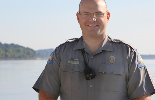Cape Girardeau County Conservation Agent Ben Stratton 