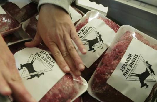 packaged venison for Share the Harvest
